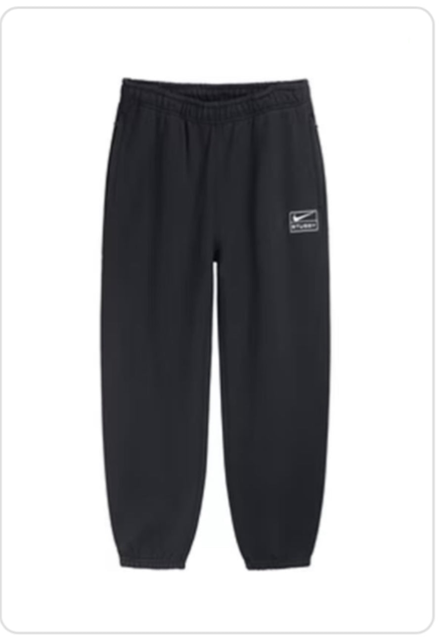 Nike x Stussy Fleece Sweatpants Black