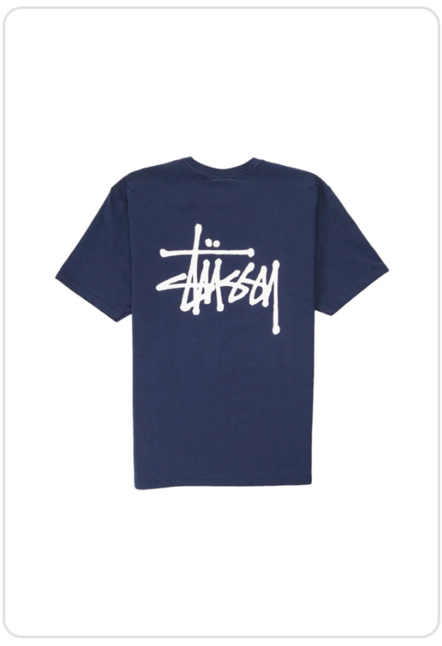 Stussy Basic T-shirt Navy