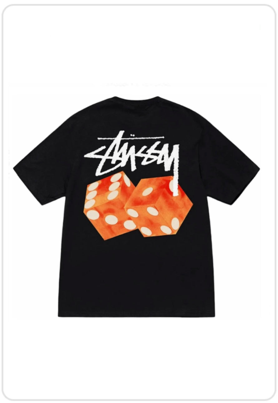 Stussy Diced Out Tee T-shirt Sort