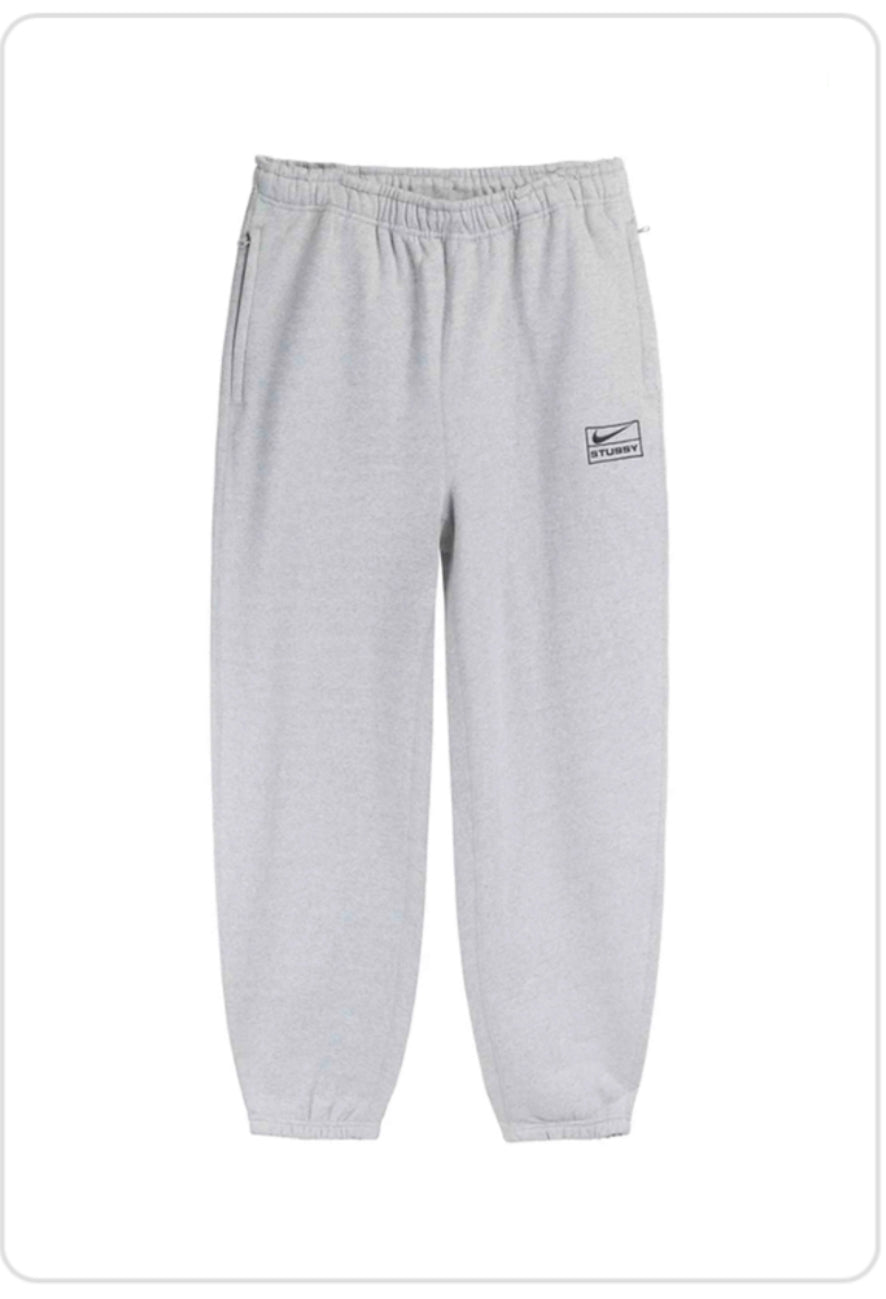 Nike x Stussy Fleece Sweatpants Grey