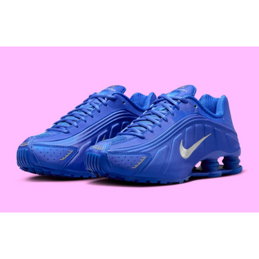 Nike Shox R4 Racer Blue Metallic Silver Min butik