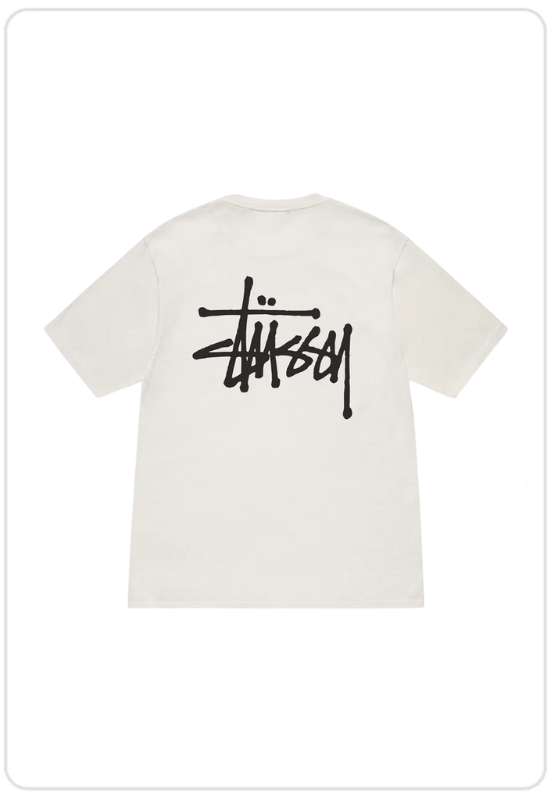 Stussy Basic T-shirt Pigment Dyed Natural